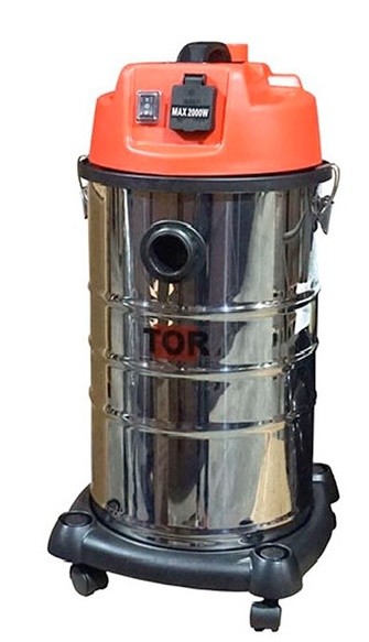 Пылеводосос TOR WL092A-30L INOX с розеткой для электроинструмента